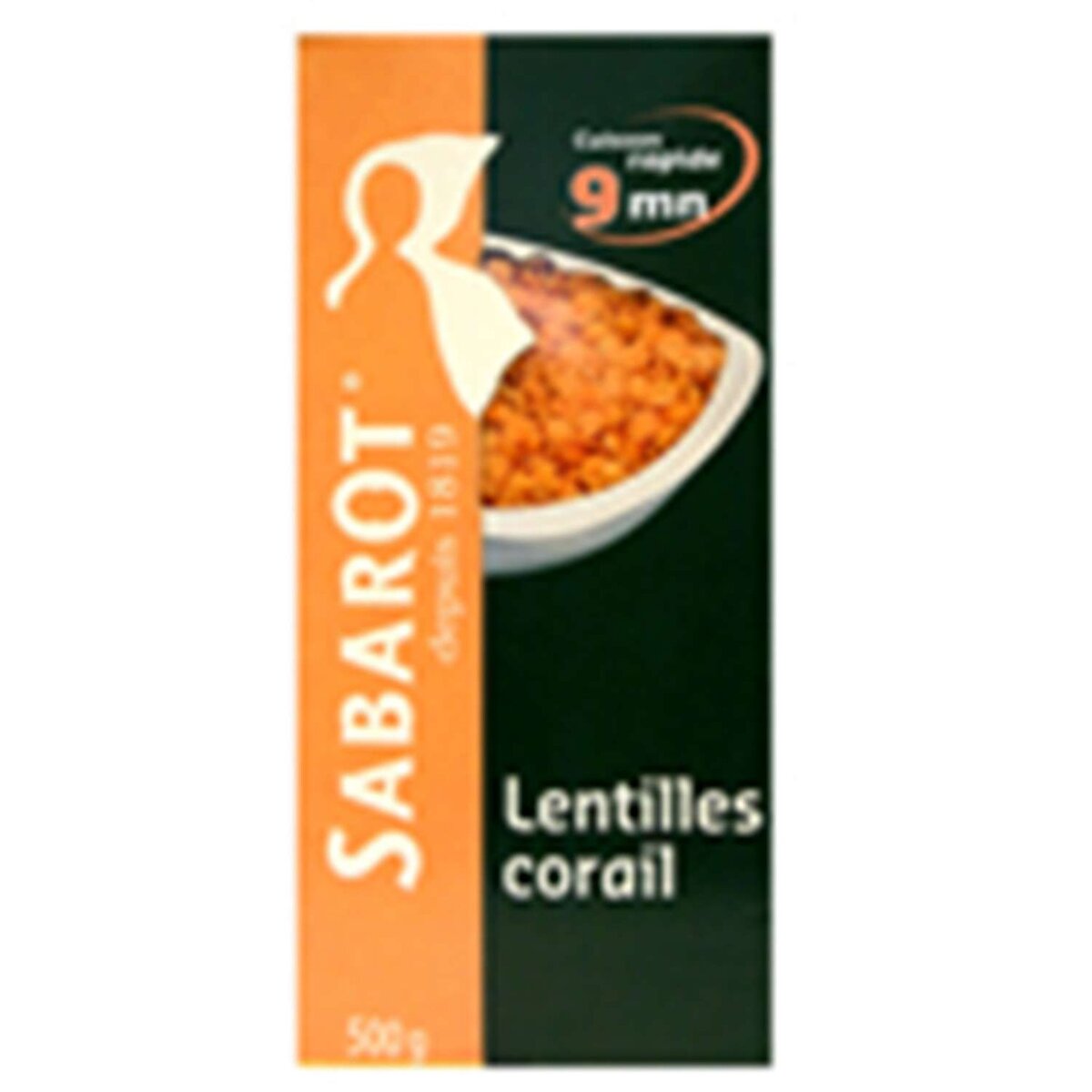 Sabarot lentilles corail 450g