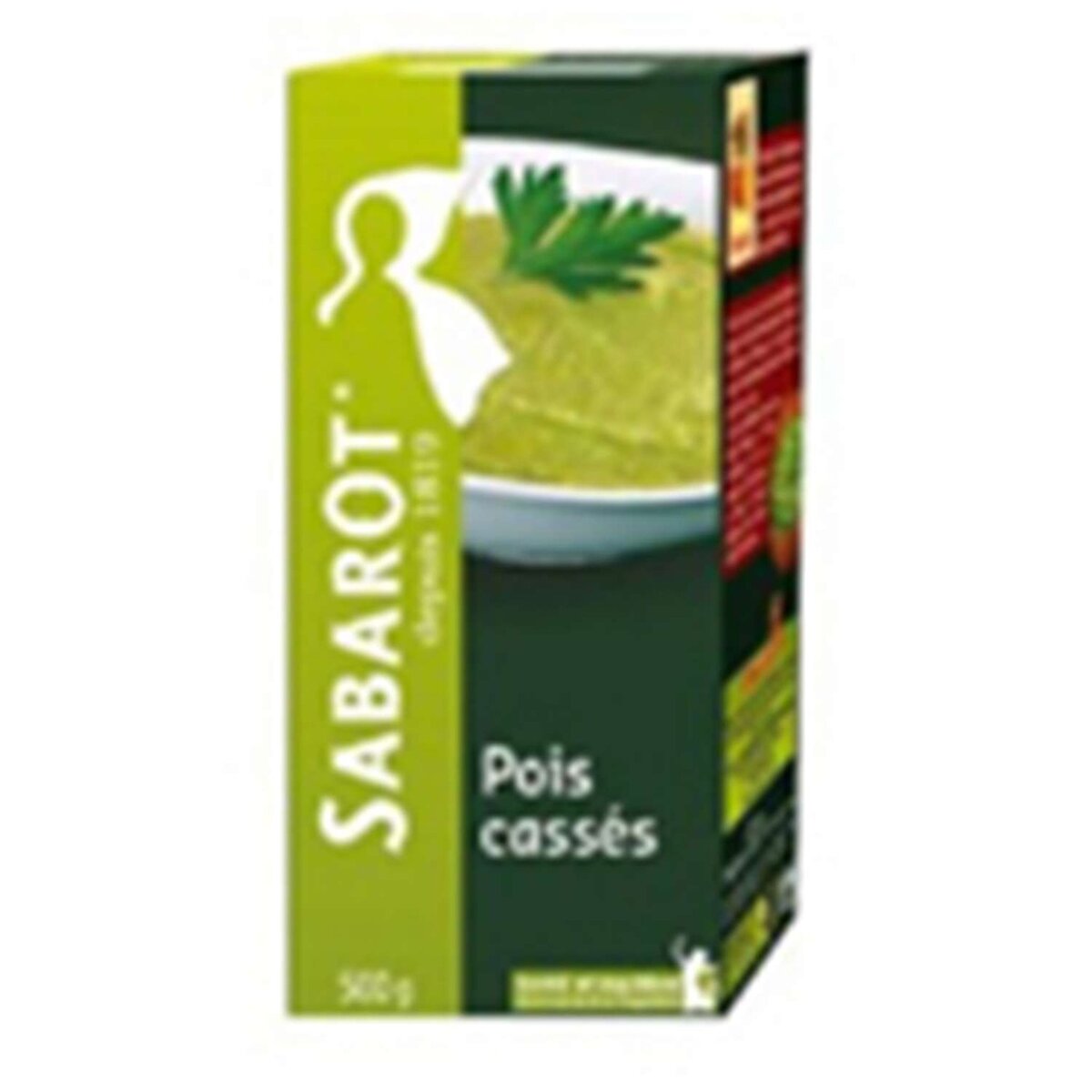 Sabarot pois cassés 500g