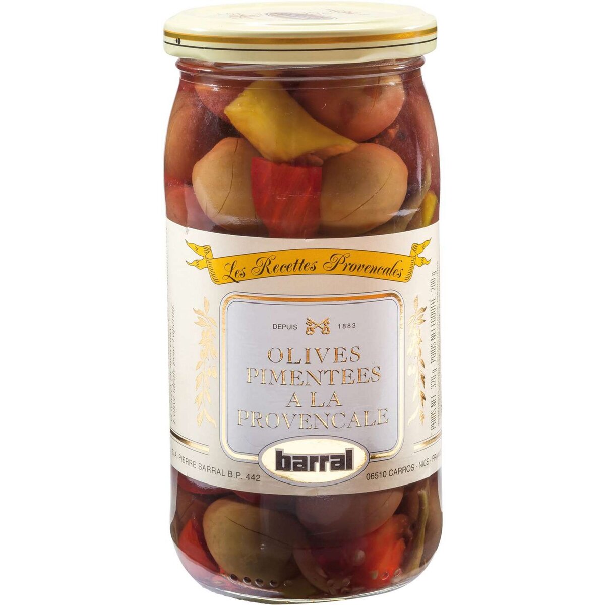 BARRAL Barral Olives pimentées à la provençale 200g 200g