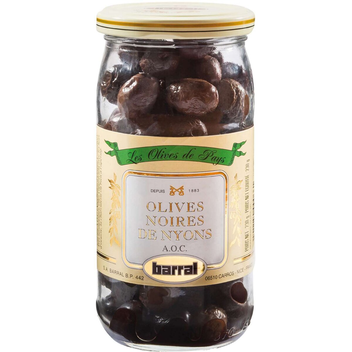 Olives noires de Nyons 230g 230g