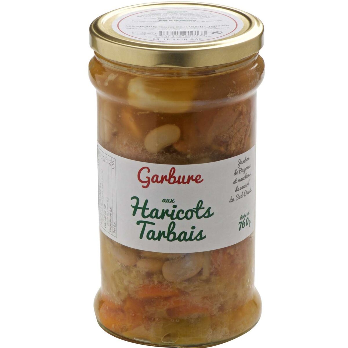 Coop du haricot tarbais garbure aux haricots tarbais 760g