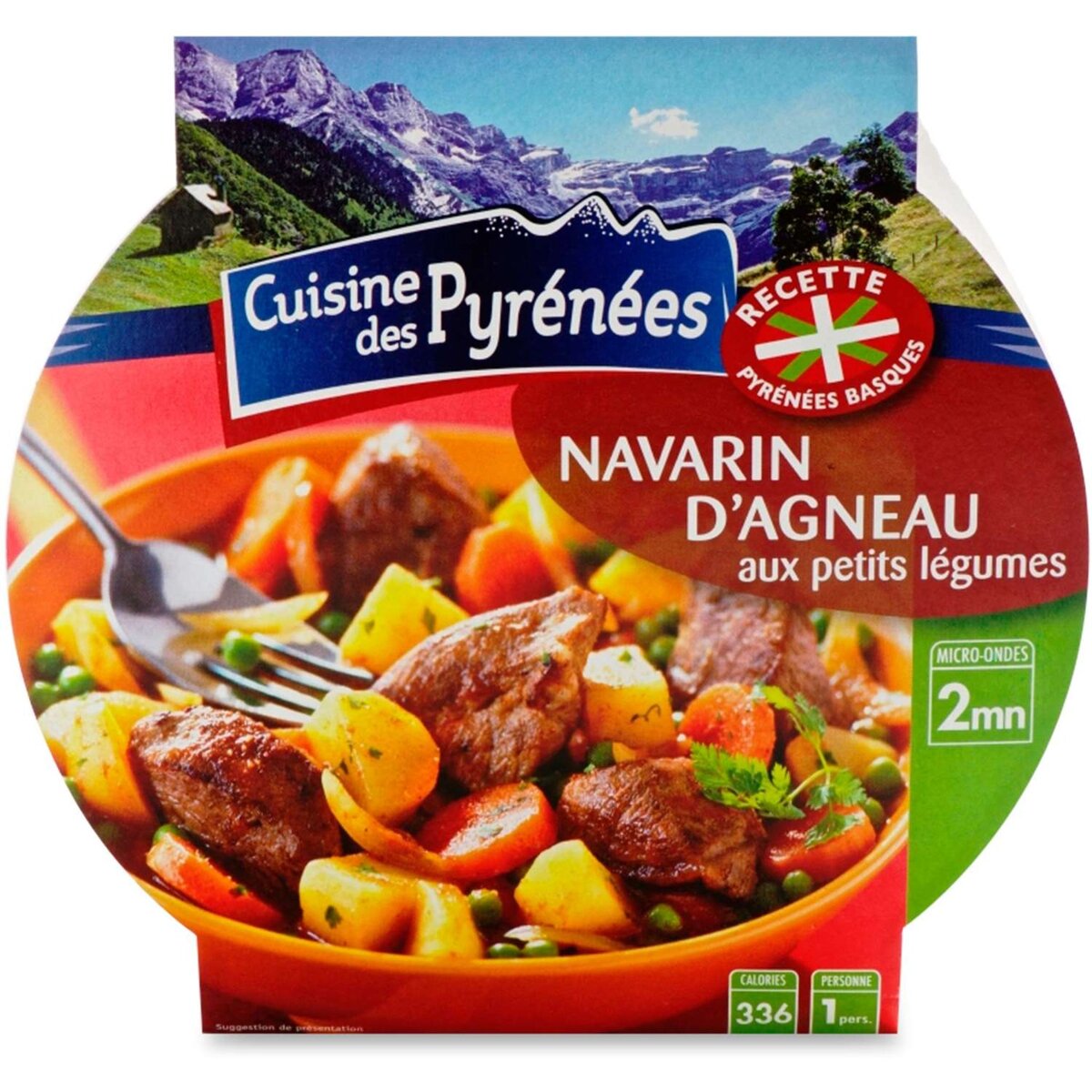 CUISINE DES PYRENEES Cuisine des Pyrénées navarin d'agneau et petits légumes 300g