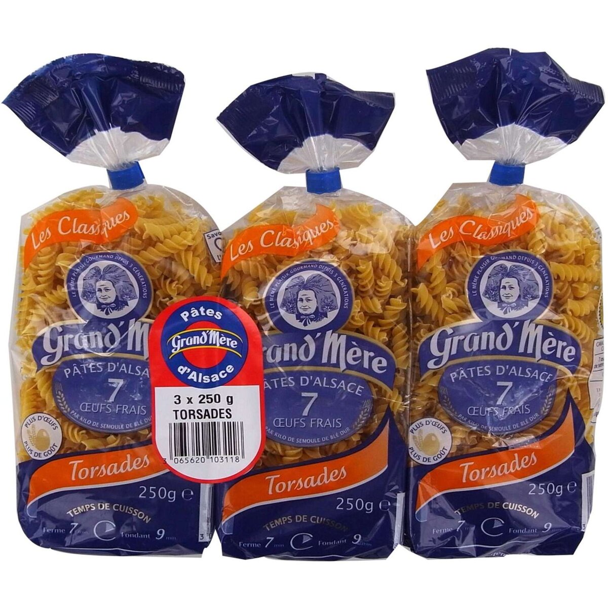 GRAND'MERE Grand Mère torsades 3x250g