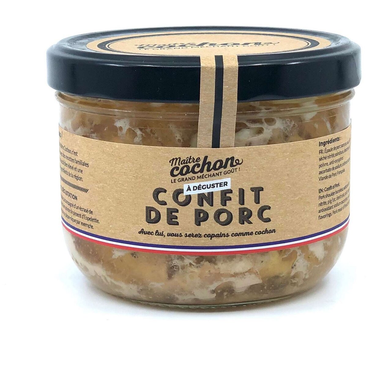 MAITRE COCHON Maître Cochon Confit de porc en bocal 400g 400g