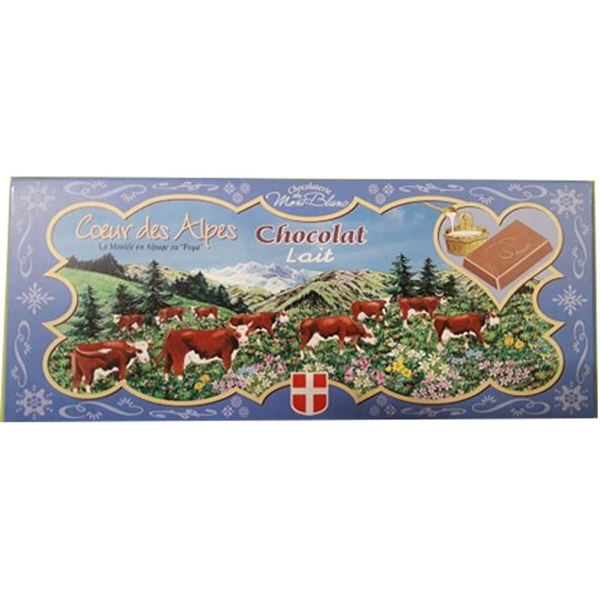 COEUR DES ALPES Cœur des Alpes Tablette chocolat au lait 70g 1 pièce 70g