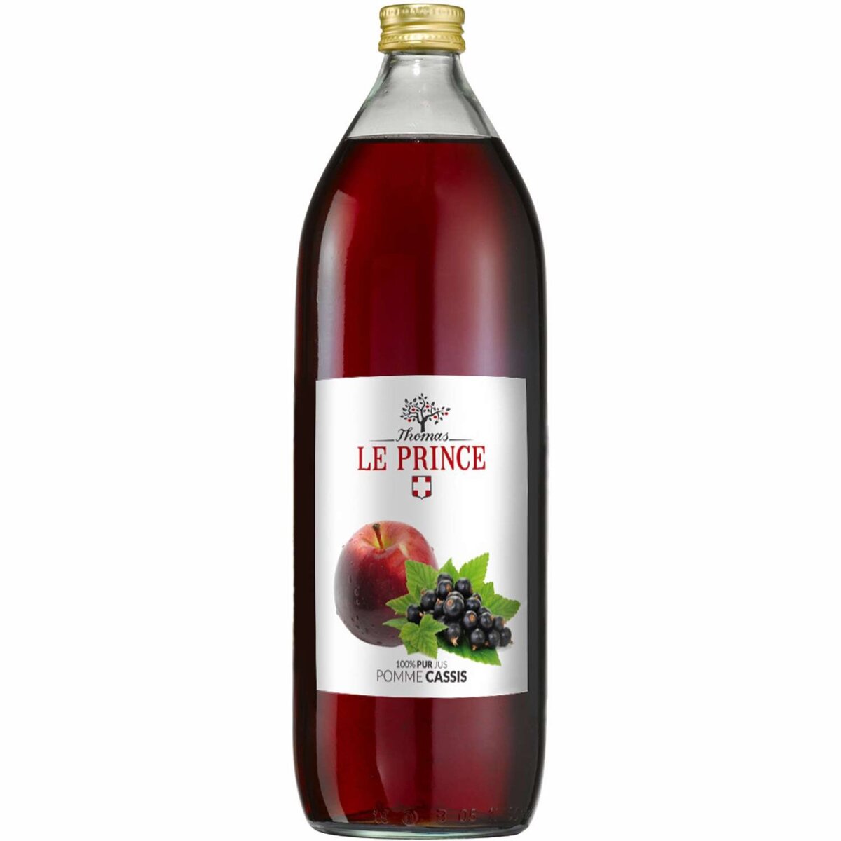 THOMAS LE PRINCE Thomas le prince pur jus pomme cassis 1l 1l