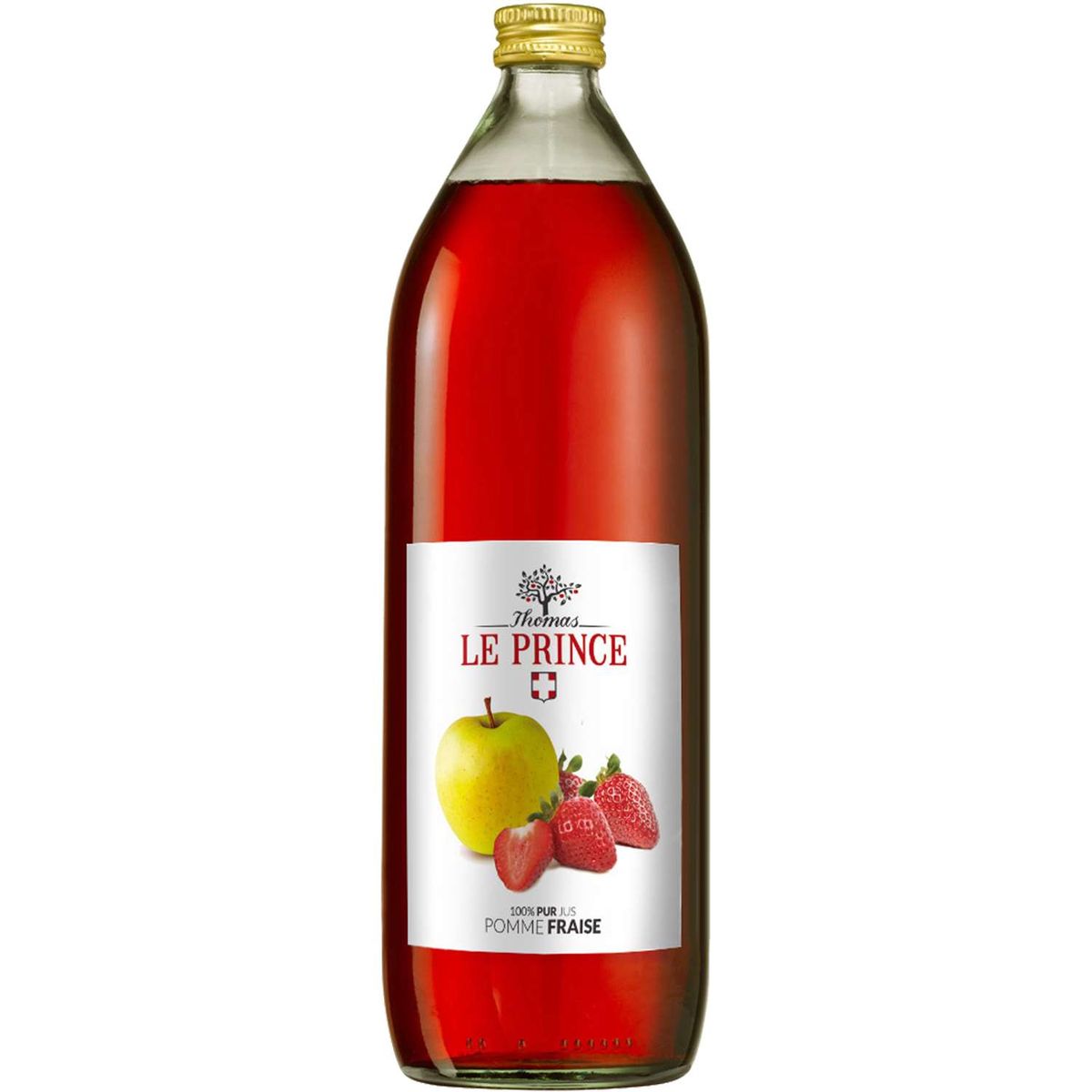 THOMAS LE PRINCE Thomas le prince Pur jus de pomme fraise 1l 1l