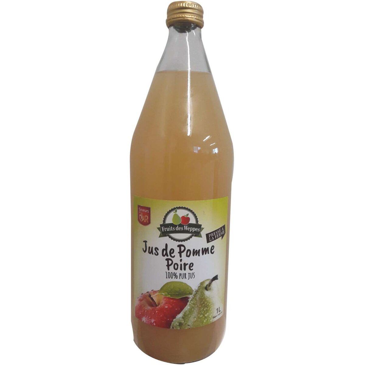 FRUIT DES WEPPES Fruit des weppes jus de pomme et poire artisanal 1l 1l