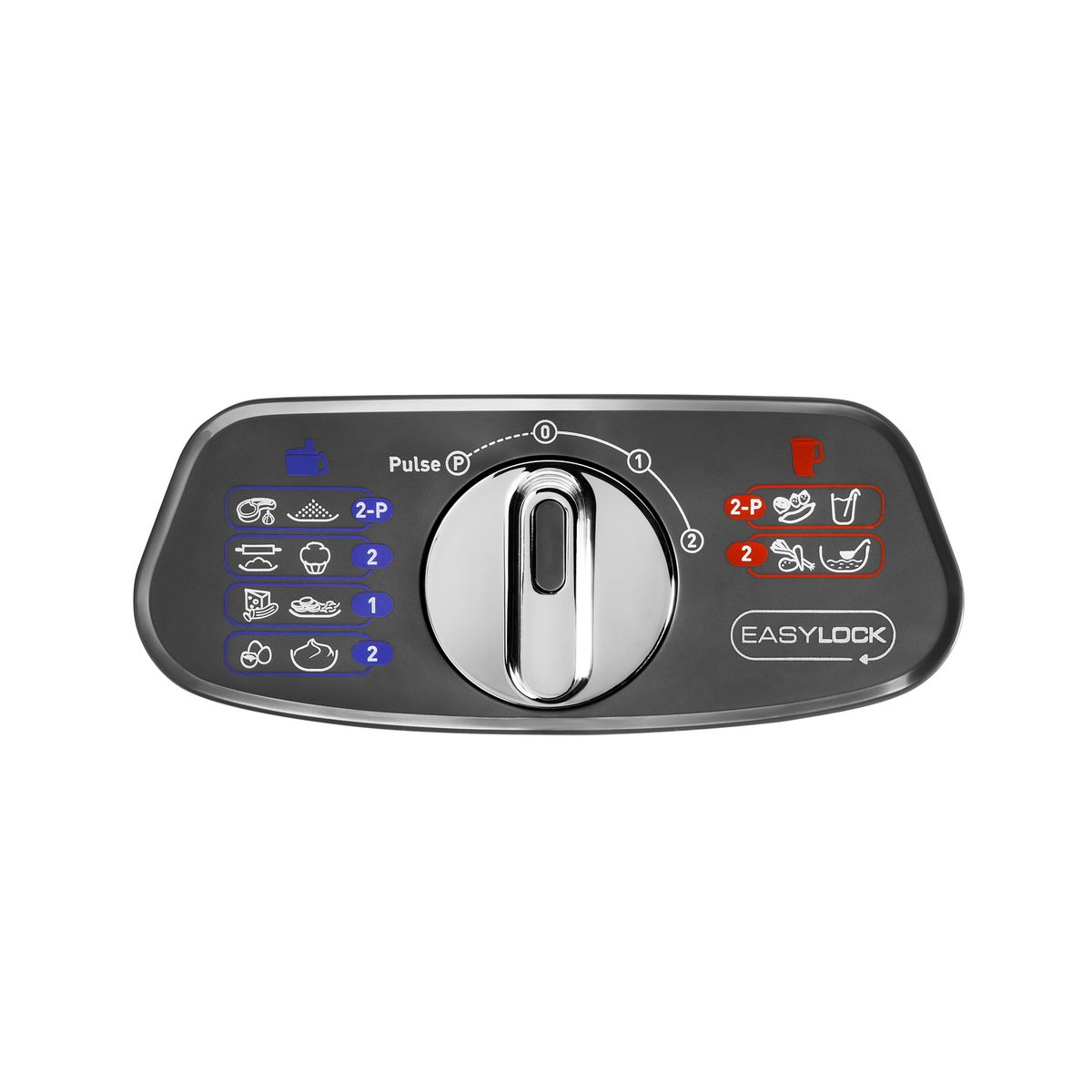 MOULINEX Robot multifonction Double Force Métal FP824H10