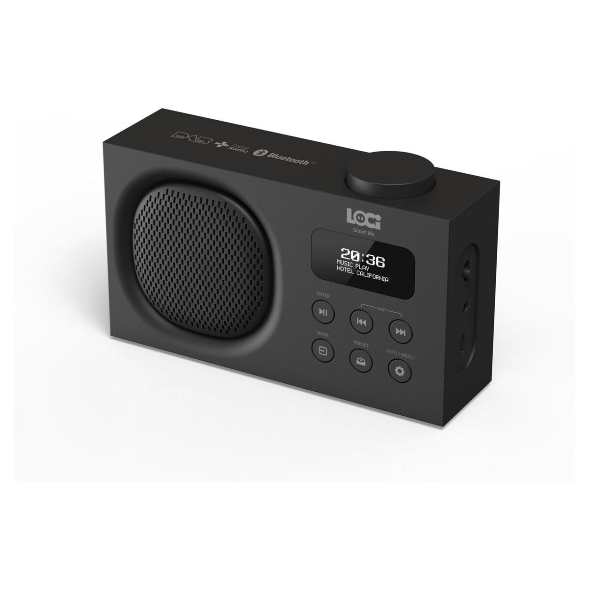 DJIX Radio Bluetooth - Noir - D-JIX R200