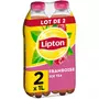 LIPTON Ice Tea Boisson rafraîchissante aux extraits de thé goût framboise 2x1l
