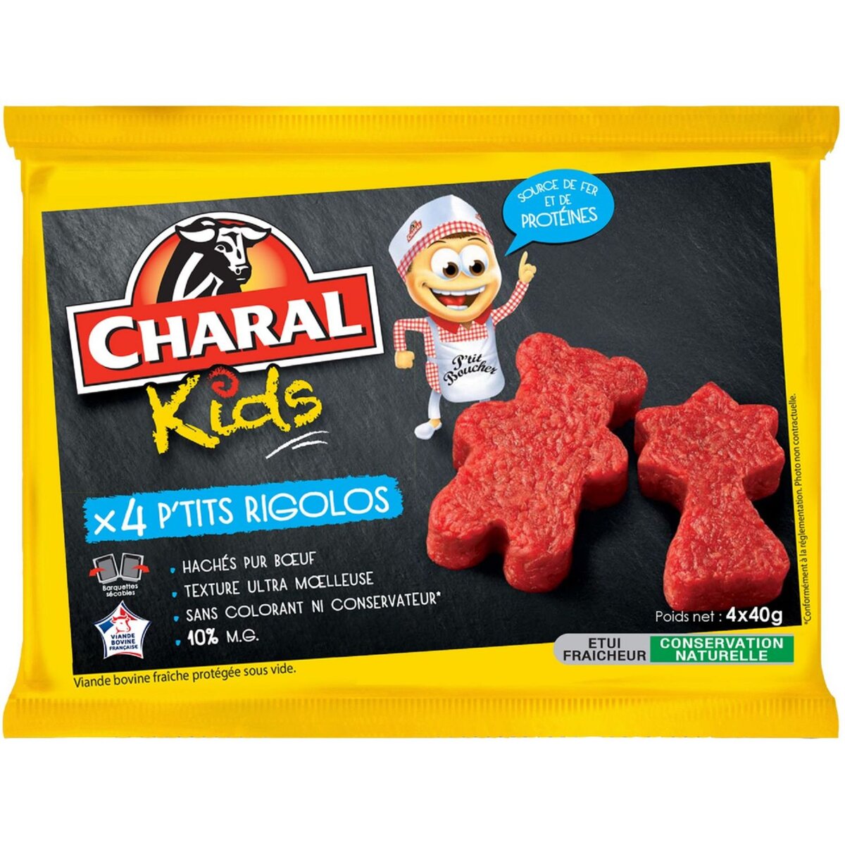 CHARAL Charal p'tits rigolos 4x40g