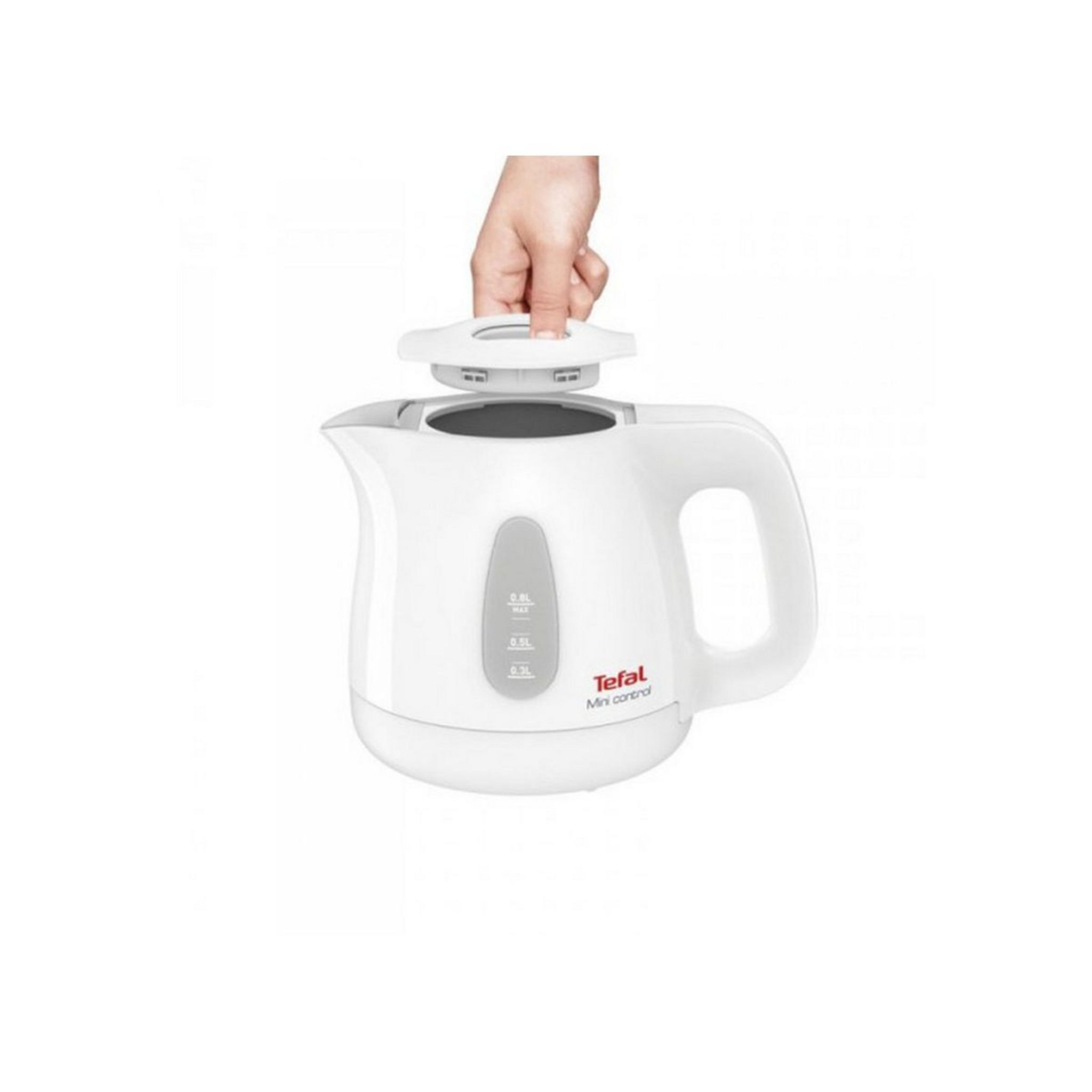 Voir la diapositive 2 : TEFAL Bouilloire KO621110 - Blanc