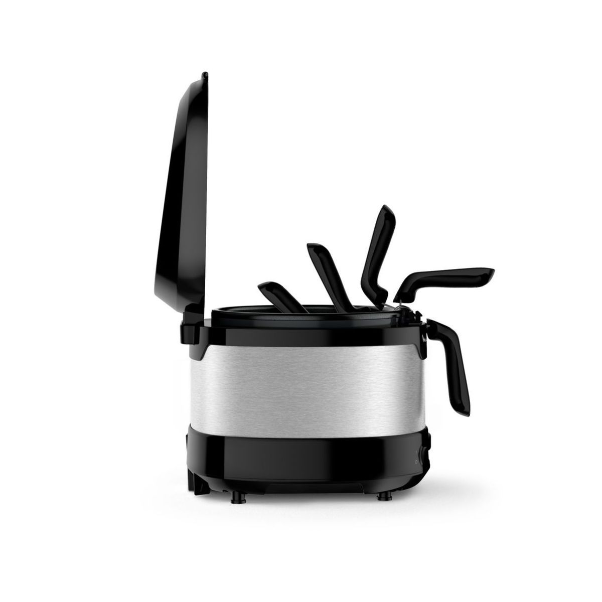 MOULINEX Friteuse AF215D10 - Noir et inox