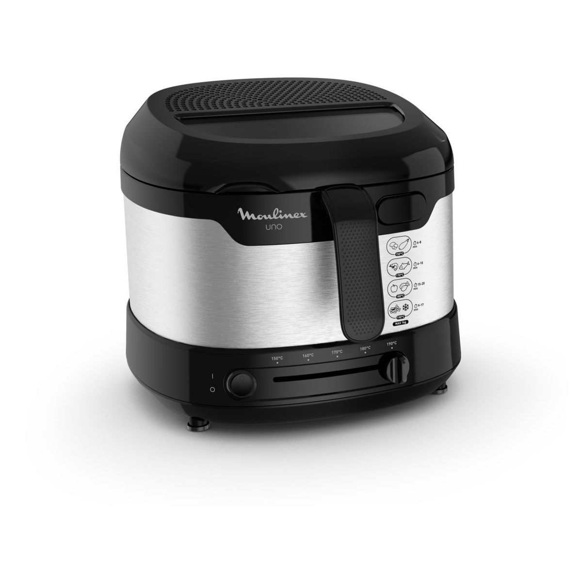 MOULINEX Friteuse AF215D10 - Noir et inox