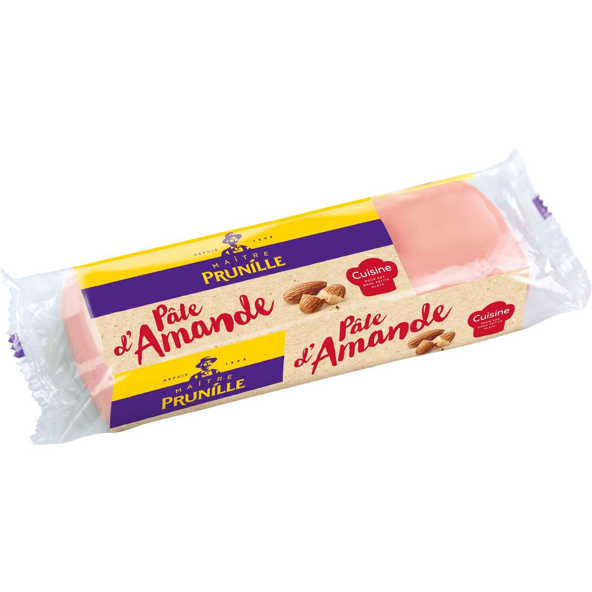 MAITRE PRUNILLE Pâte d'amande rose 250g