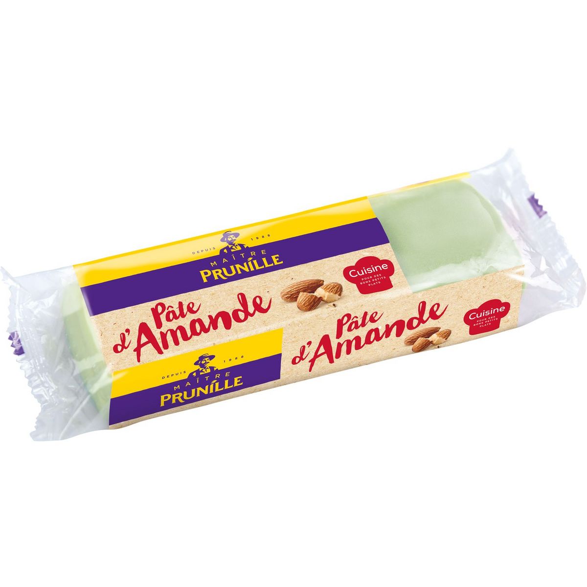 MAITRE PRUNILLE Pâte d'amande verte 250g