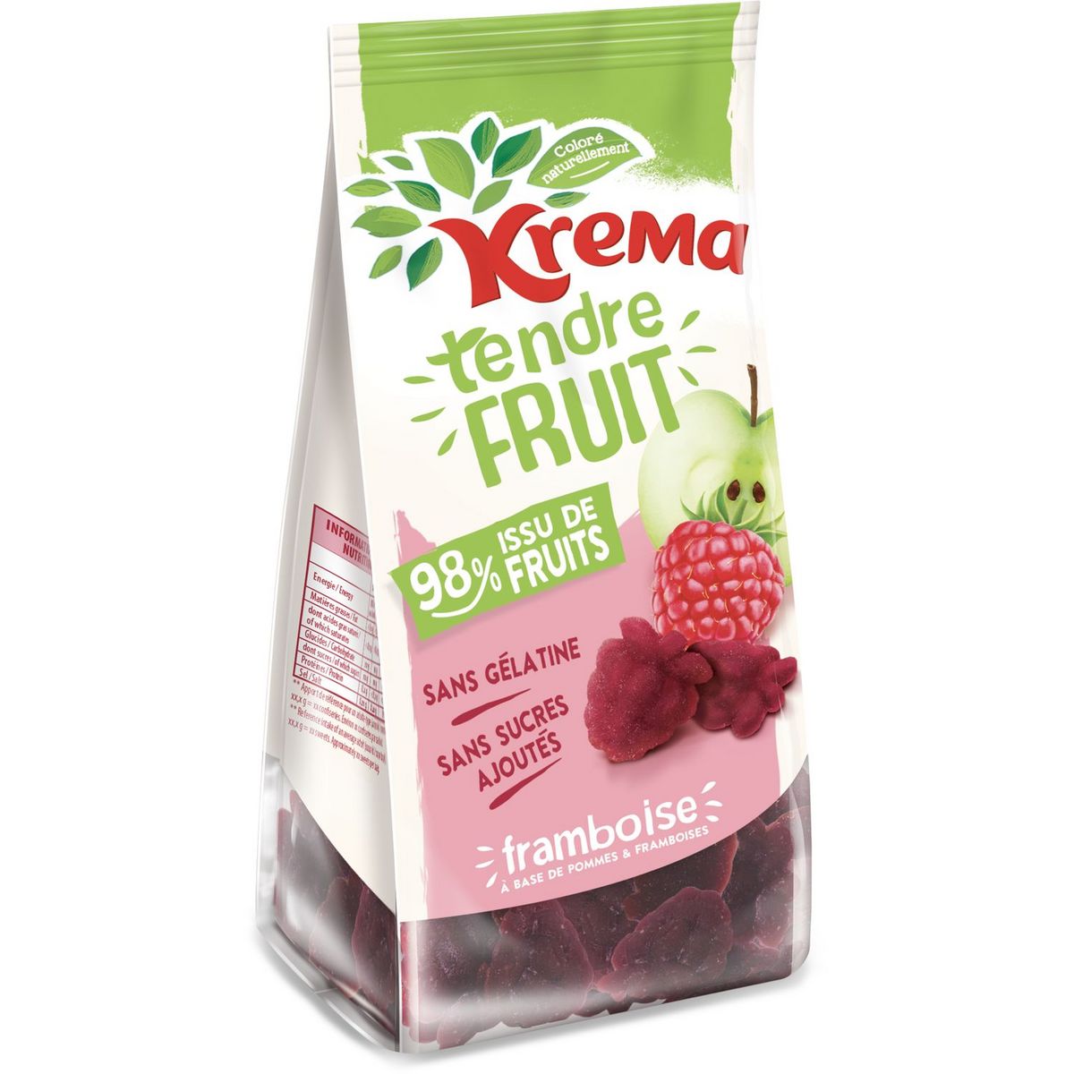 KREMA Tendre Fruit bonbons à la framboise 90g
