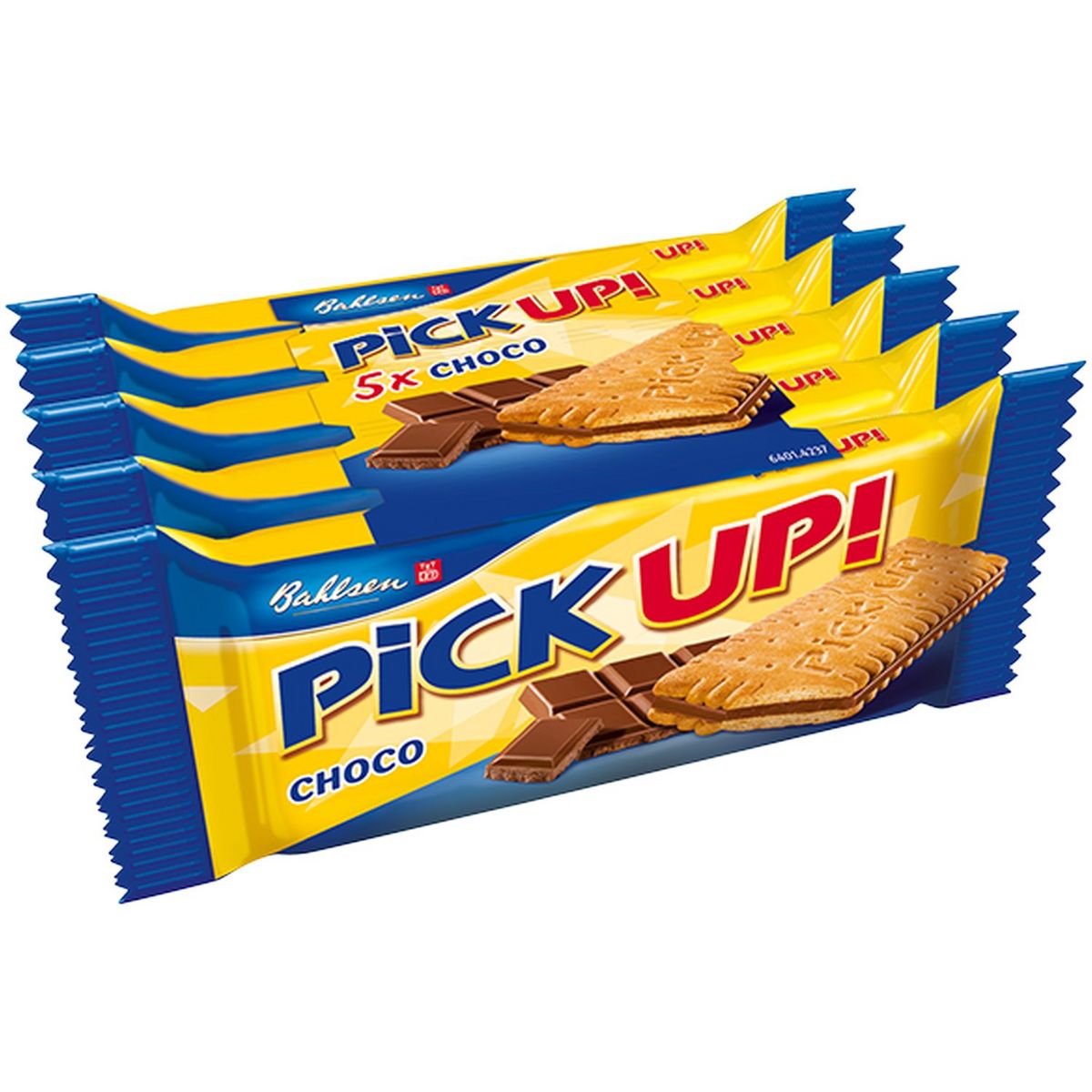 PICK UP Biscuits fourrés au chocolat au lait, sachets individuels 5 biscuits 140g