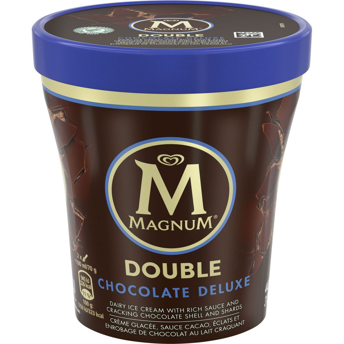 MAGNUM Magnum Pôt de crème glacée double chocolat deluxe 310g 310g pas ...
