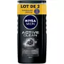 NIVEA Nivea men bathcare gel douche active 2x250ml