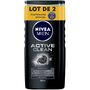 NIVEA Nivea men bathcare gel douche active 2x250ml