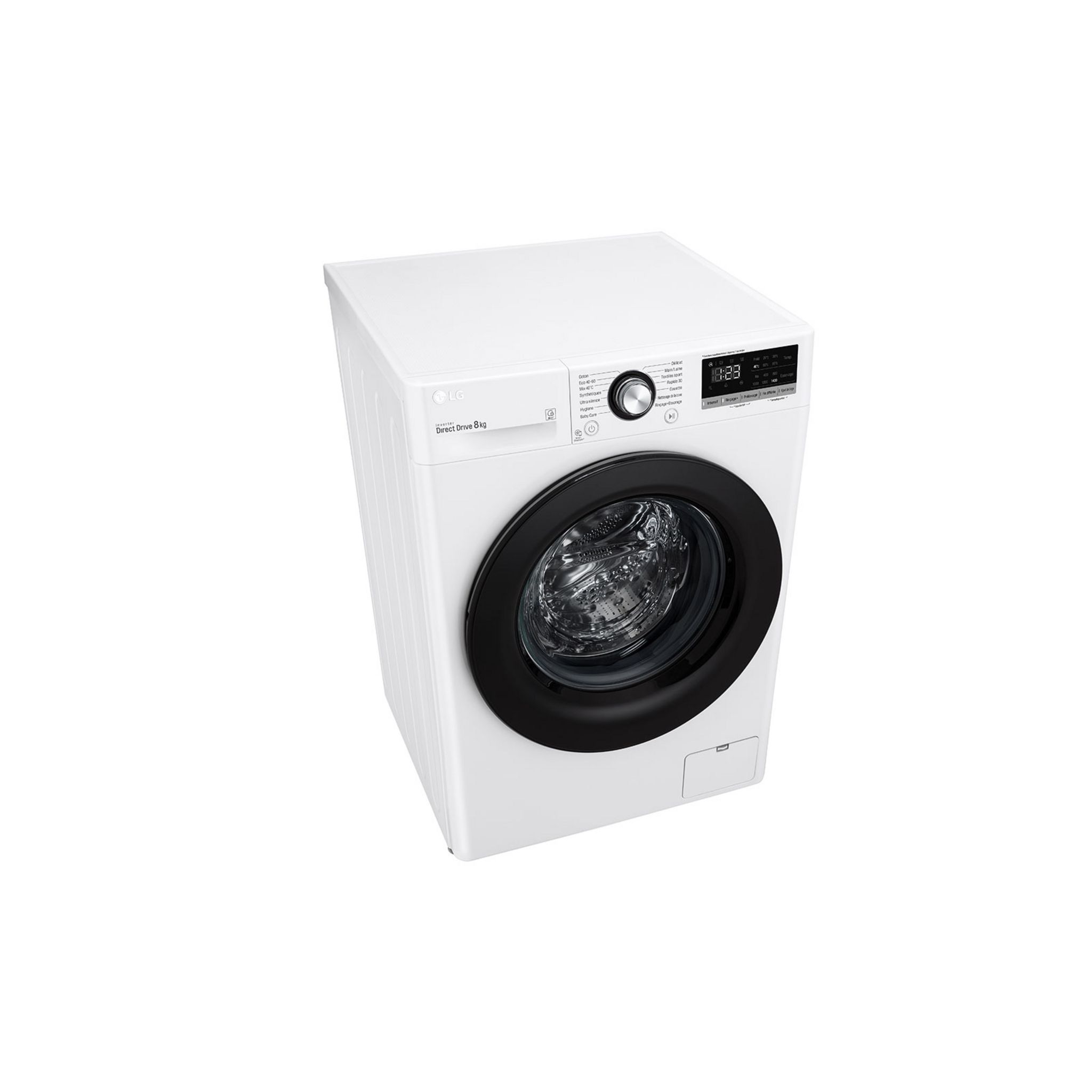 Voir la diapositive 8 : LG Lave linge hublot F84N25WH, 8 kg, 1400 T/min