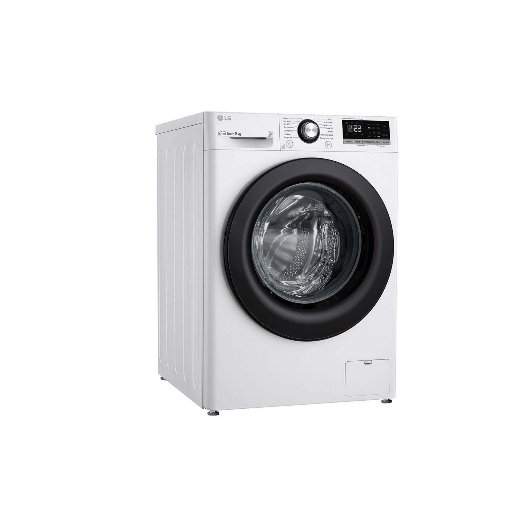 Voir la diapositive 11 : LG Lave linge hublot F84N25WH, 8 kg, 1400 T/min