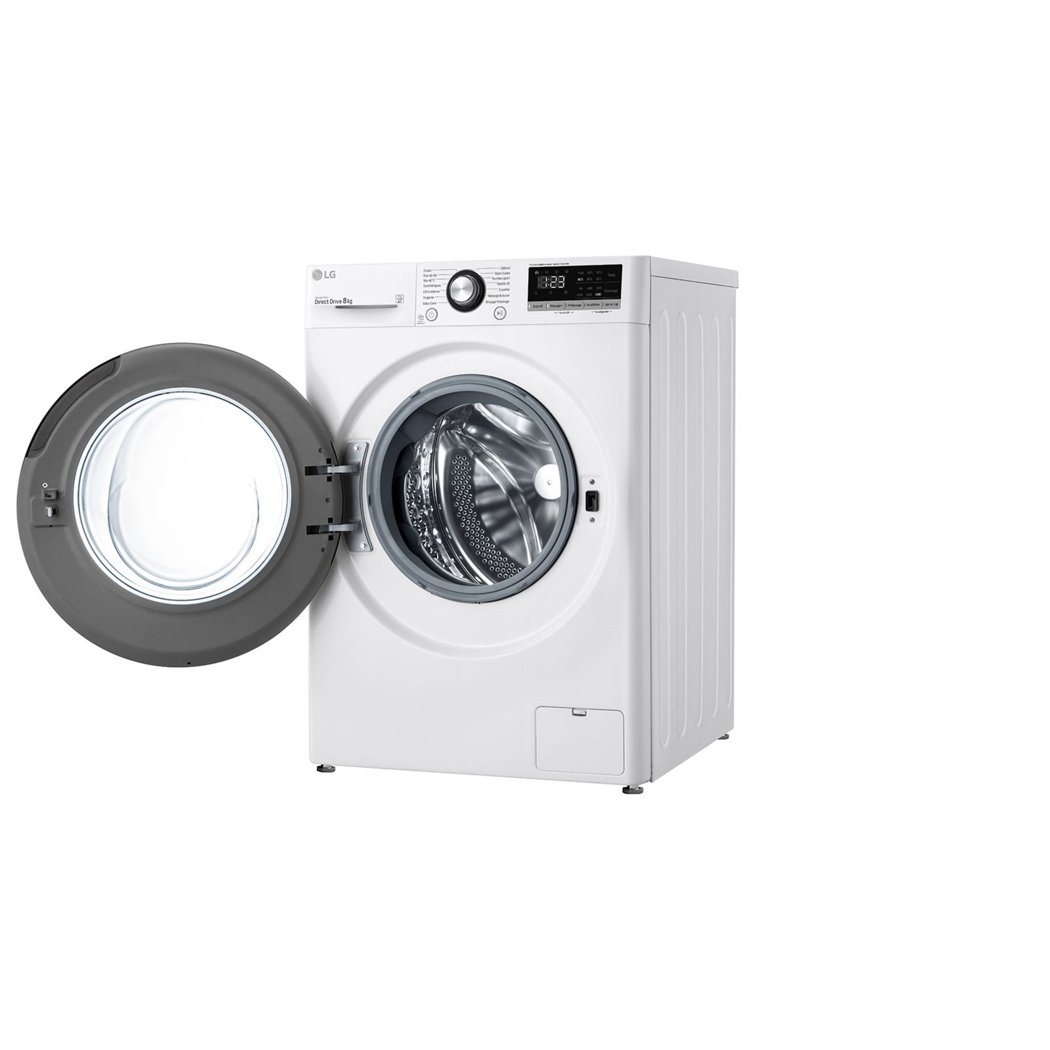 Voir la diapositive 13 : LG Lave linge hublot F84N25WH, 8 kg, 1400 T/min
