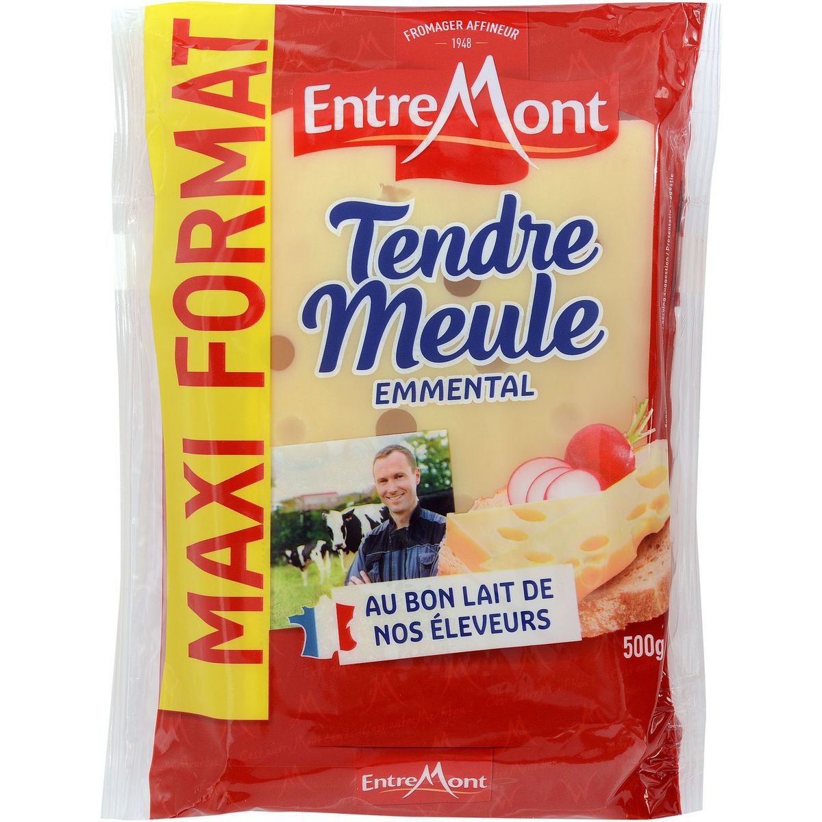 ENTREMONT Tendre meule emmental 500g