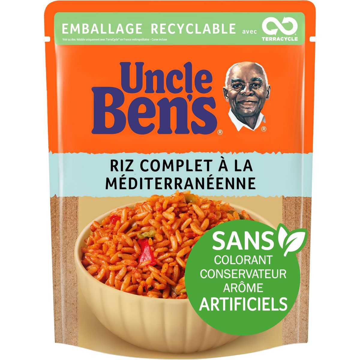 BEN'S ORIGINAL Riz complet à la méditerranéenne cuisson 2 minutes 250g