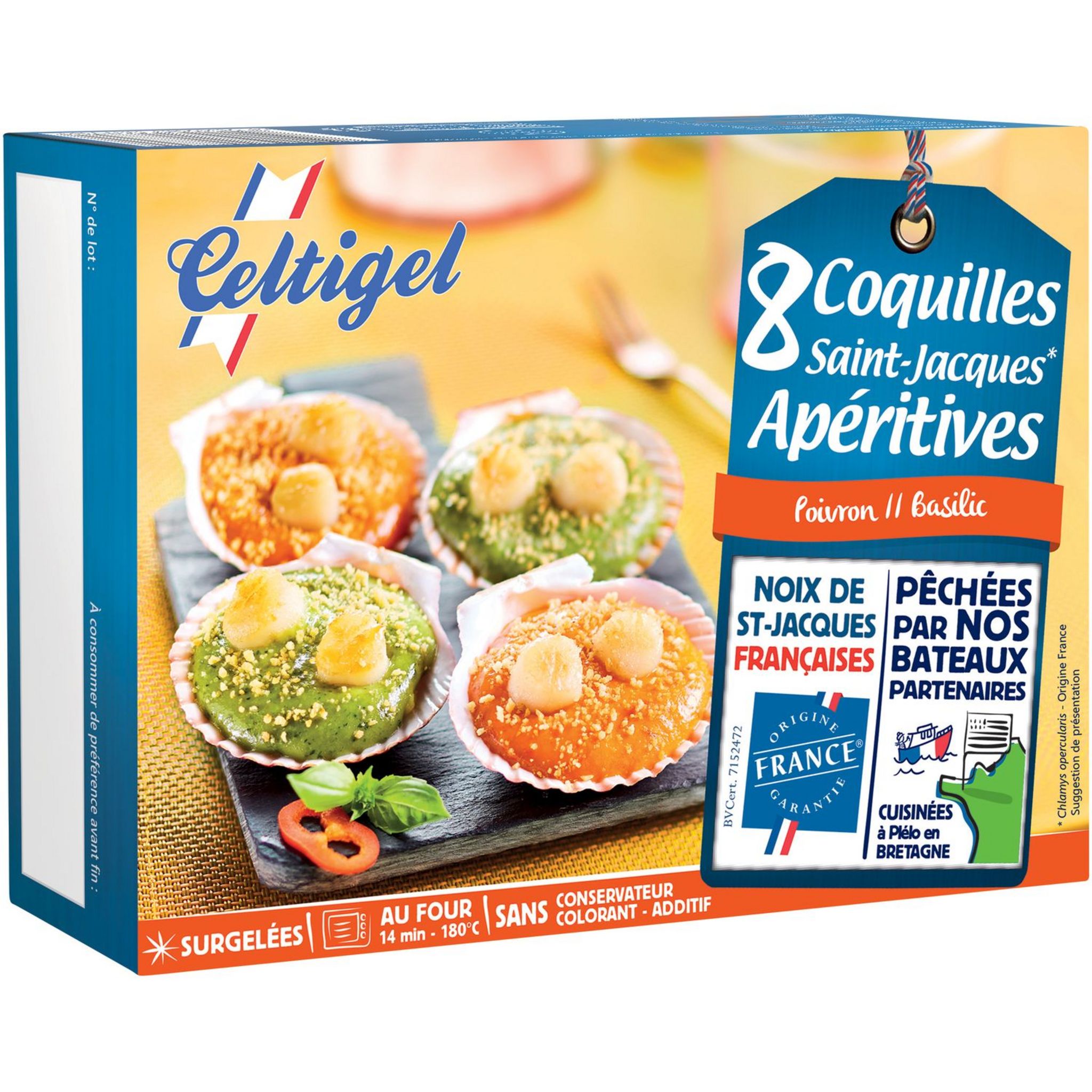 Promo Noix De Coquille St Jacques Avec Corail 10-20 Pièces 300 G chez Cabesto