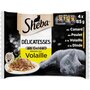 SHEBA Délicatesse sachets repas volaille en gelée pour chat 4x85g