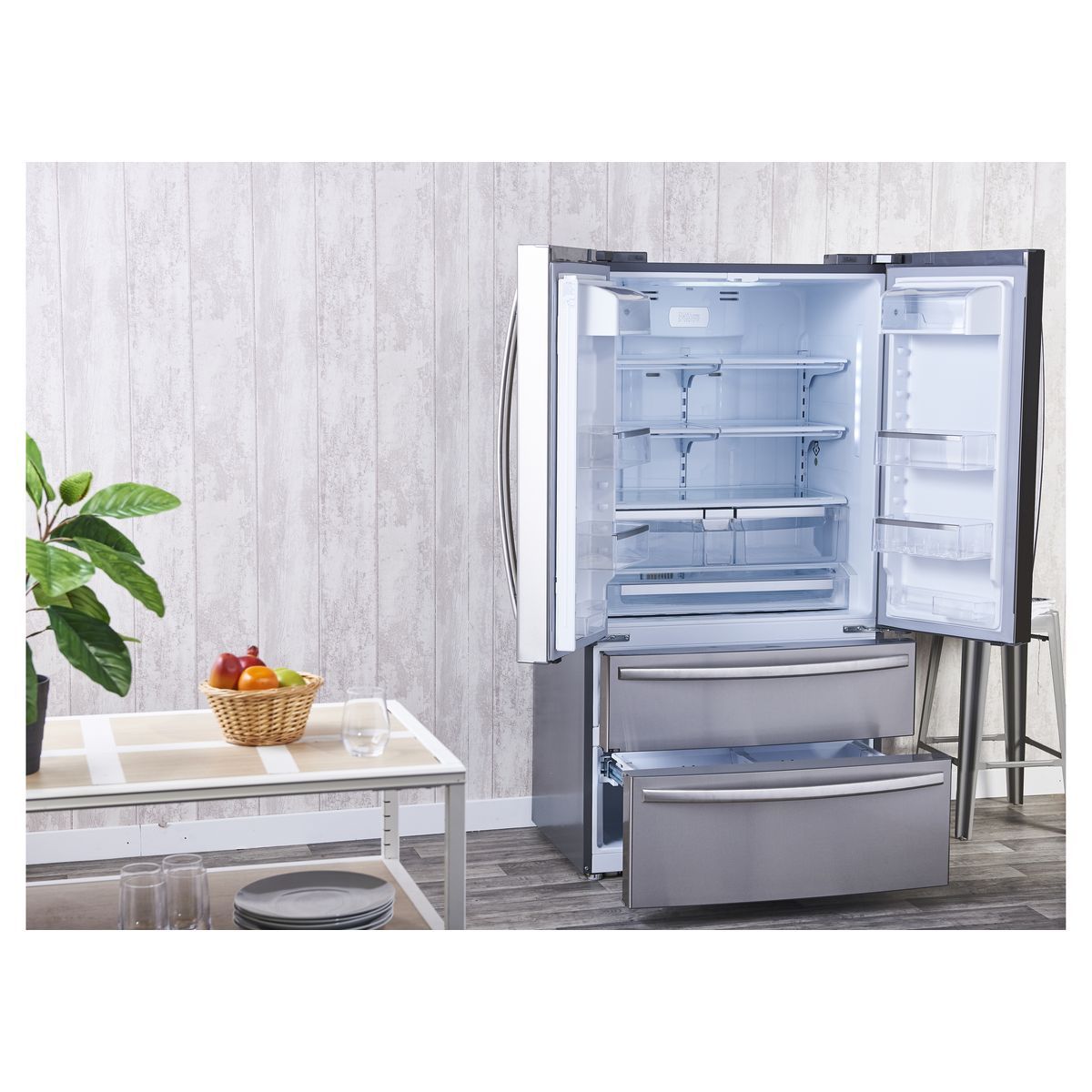 QILIVE Réfrigérateur multi portes 155486, 596 L, Froid no frost