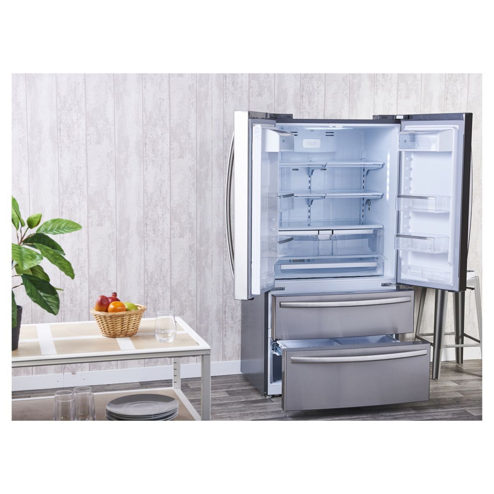 Voir la diapositive 4 : QILIVE Réfrigérateur multi portes 155486, 596 L, Froid no frost