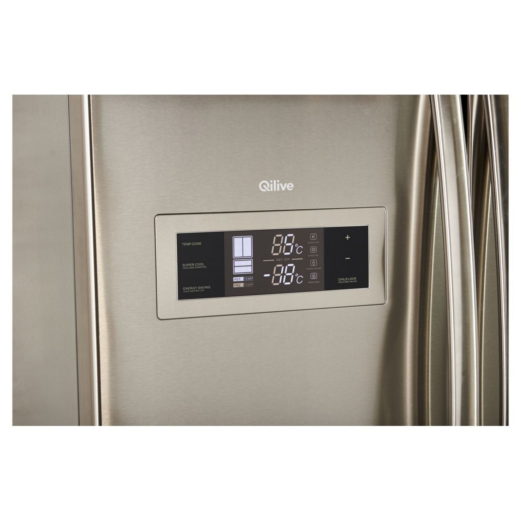 Voir la diapositive 5 : QILIVE Réfrigérateur multi portes 155486, 596 L, Froid no frost