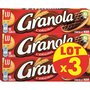 GRANOLA Biscuits sablés nappés de chocolat noir 3x16 biscuits 3x195g