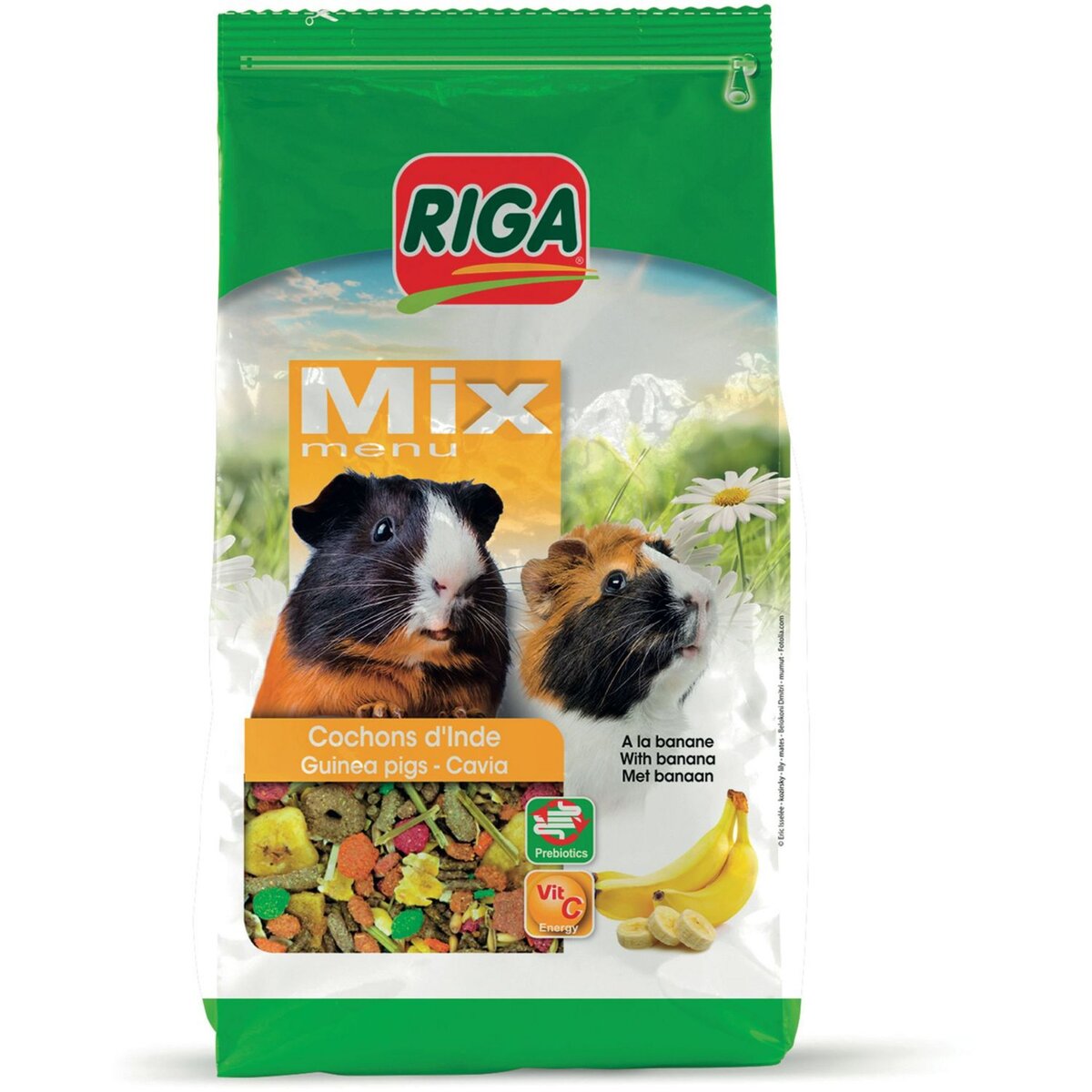 RIGA Riga menu mix à la banane pour cochons d'inde 1,5kg
