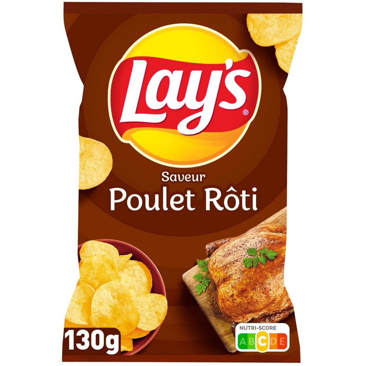 LAY'S Chips saveur poulet rôti 130g