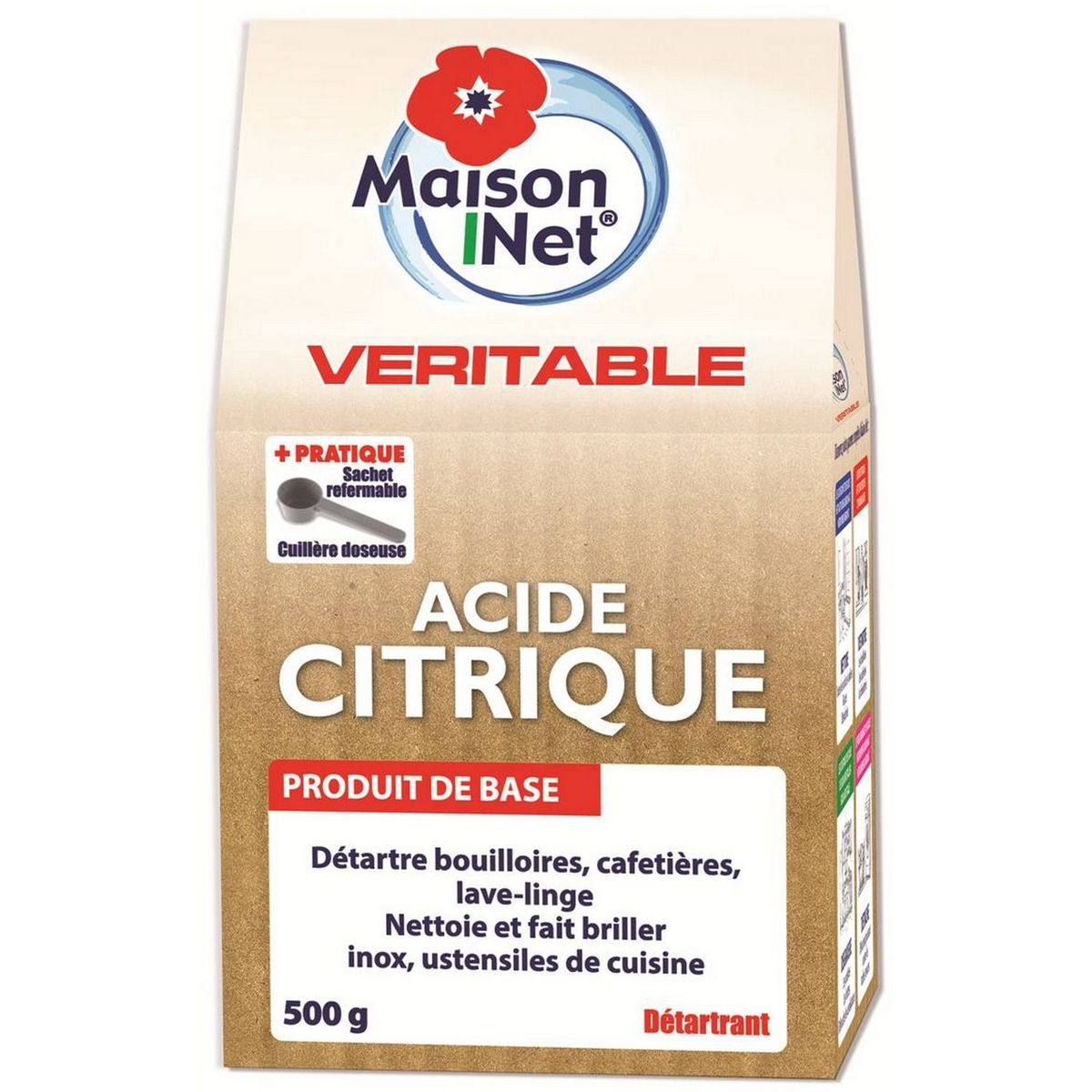MAISON NET Acide citrique véritable 500g
