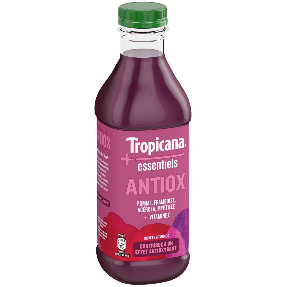TROPICANA Essentiels Pur jus antioxydant 75cl
