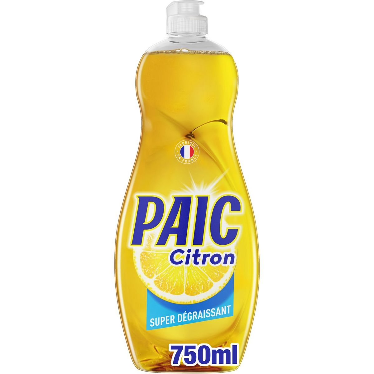 PAIC Liquide vaisselle super dégraissant citron 750ml