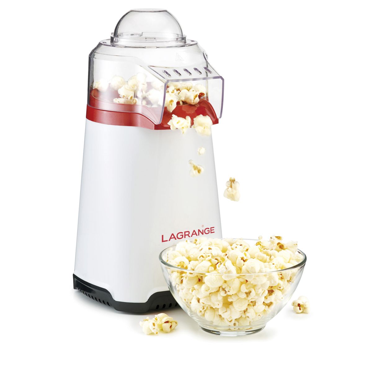 Voir la diapositive 2 : LAGRANGE Machine à pop corn 259003 - Blanc