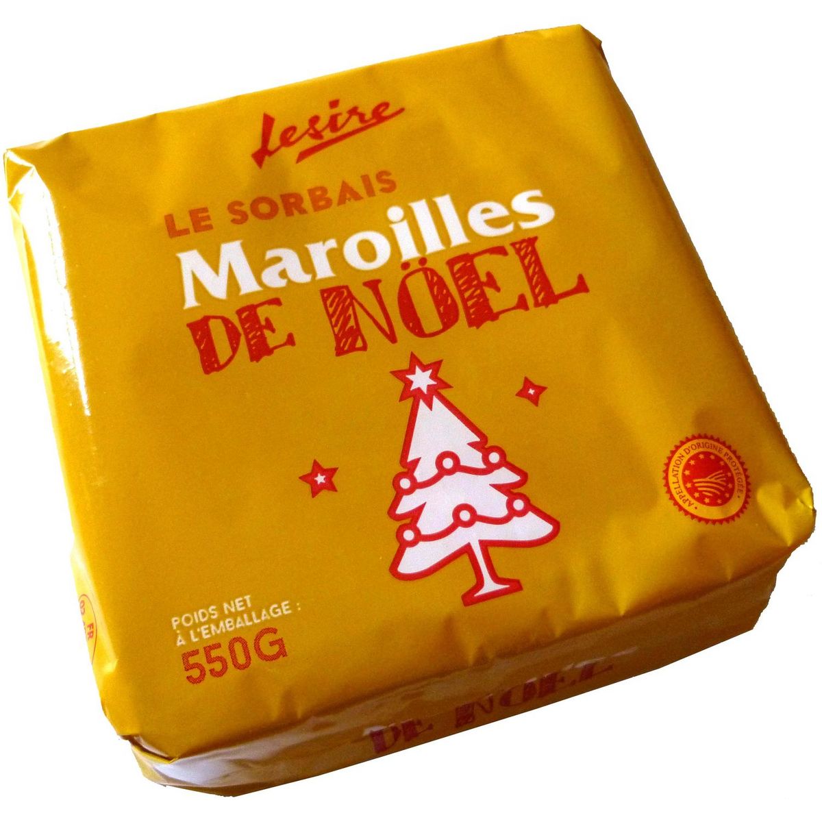 LESIRE Le sorbais maroilles de Nöel AOP 550g