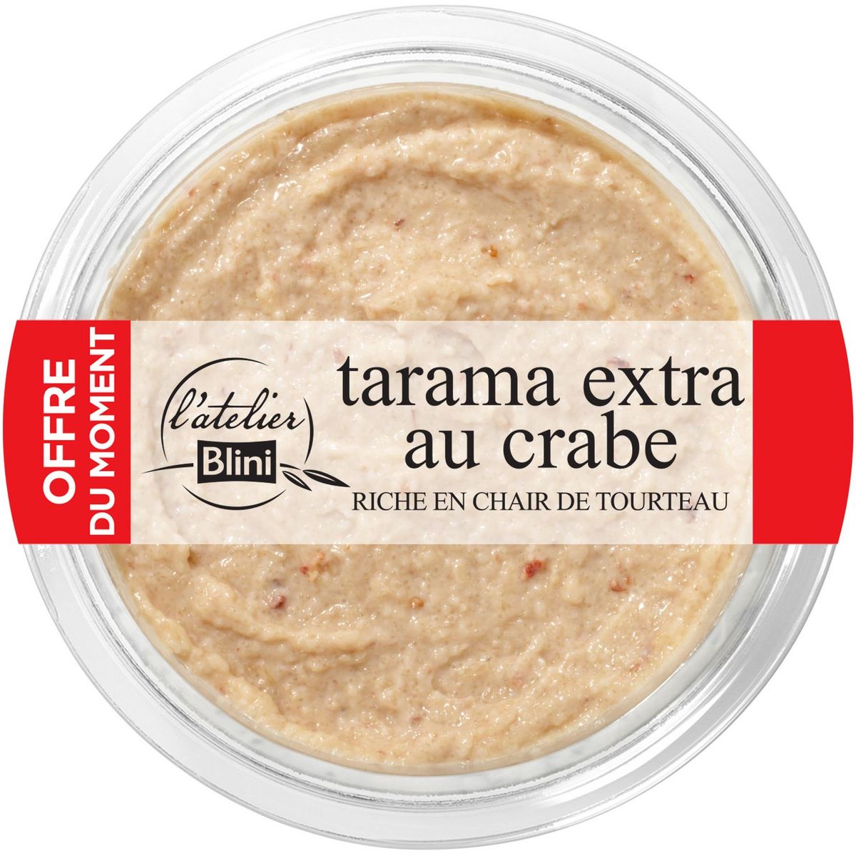 L'ATELIER BLINI Tarama extra au crabe 1 pièce 180g