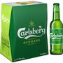 CARLSBERG Carlsberg bière blonde 5° -6x25cl