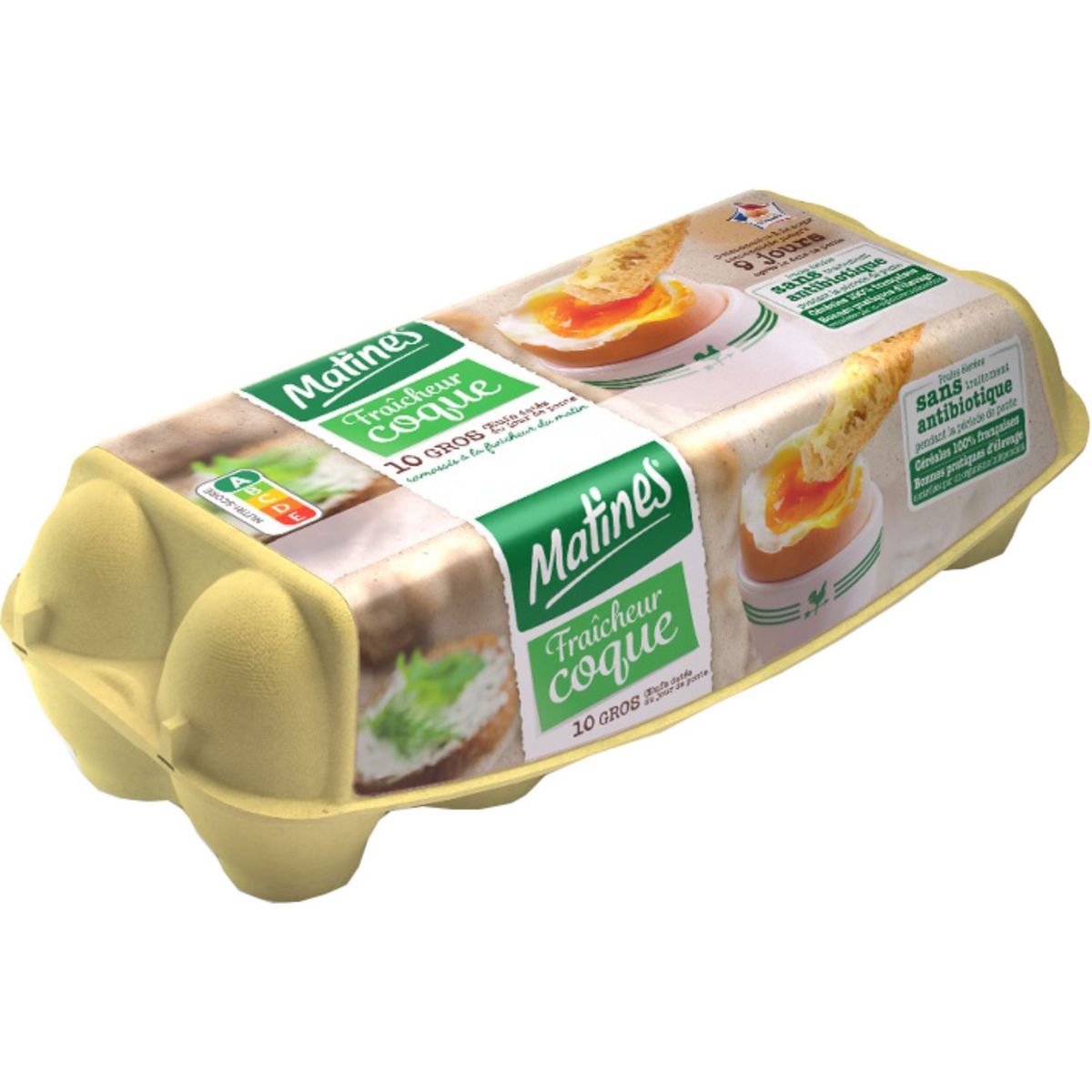 MATINES Matines oeufs datés du jour de ponte gros x10