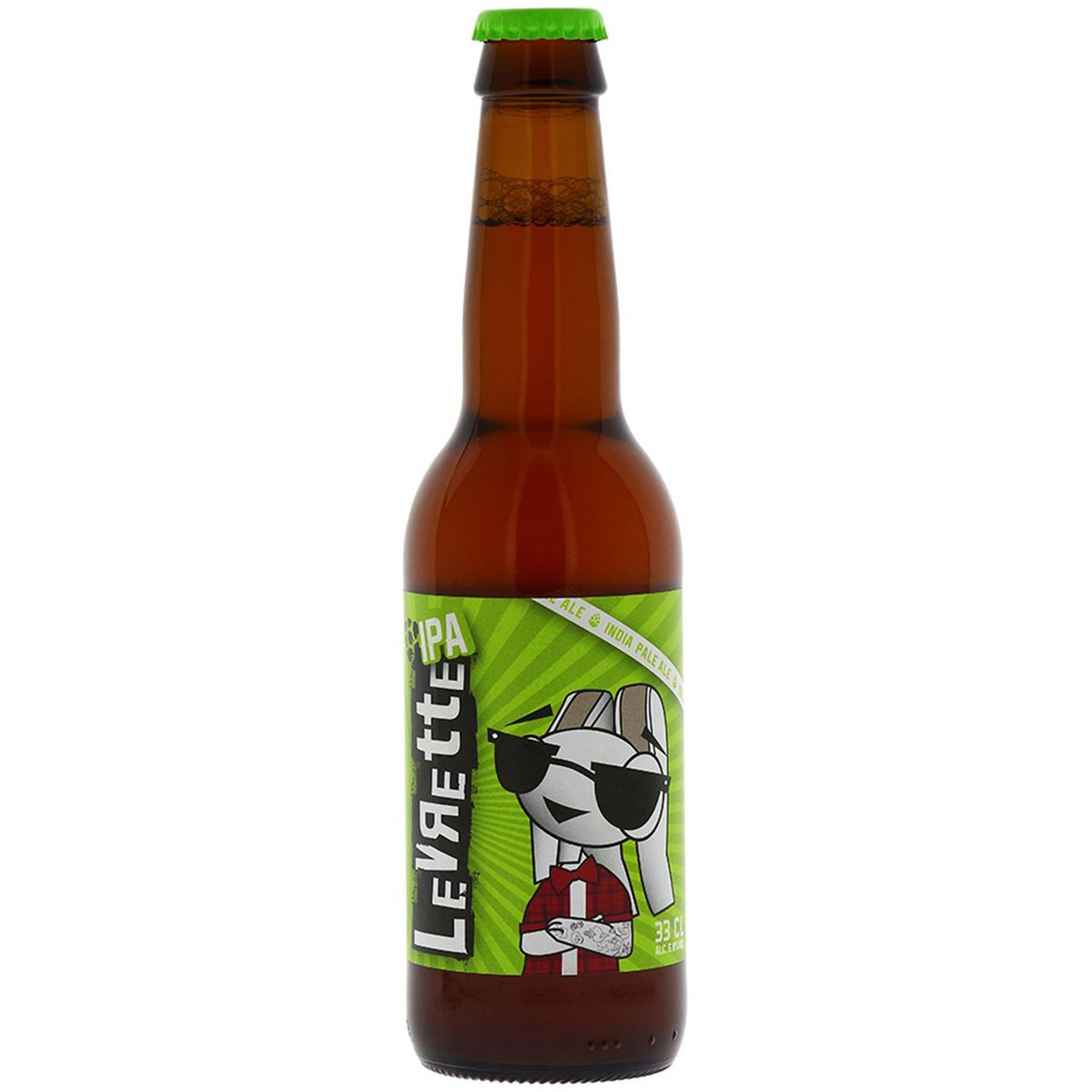 LEVRETTE Bière blonde IPA 6% bouteille 33cl