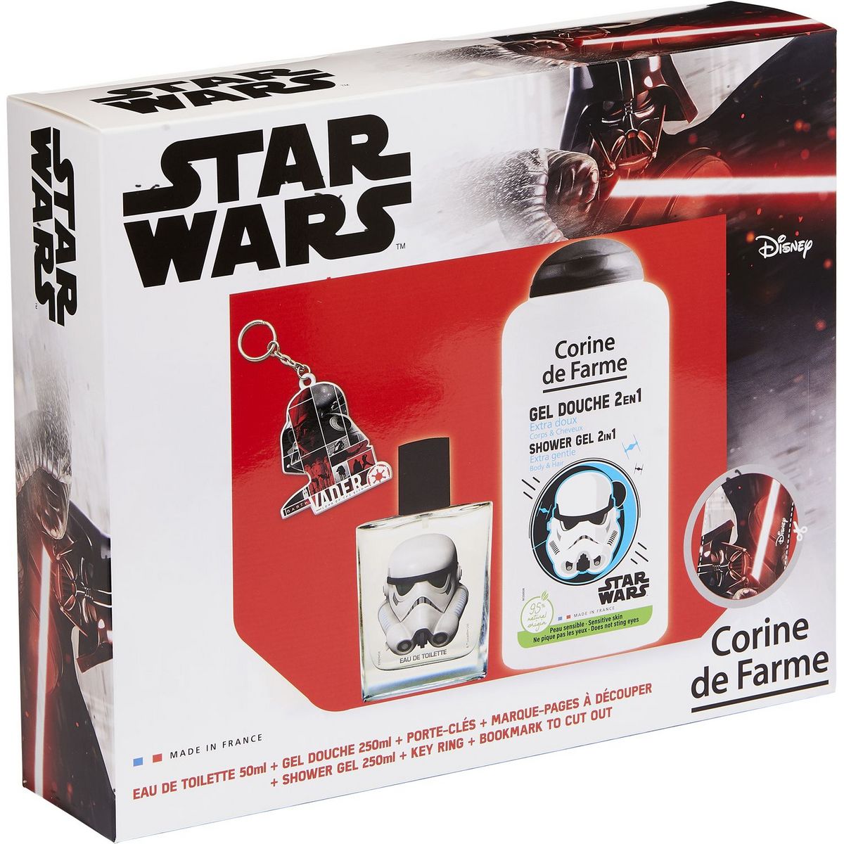 CORINE DE FARME Star Wars Coffret enfant eau de toilette et gel douche 4 pièces