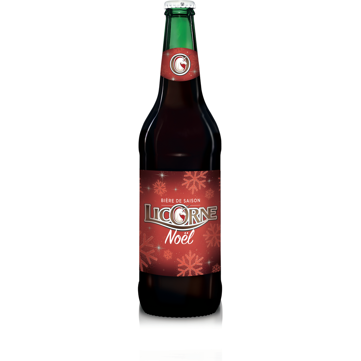 LICORNE Bière ambrée de Noël 5,8% 66cl
